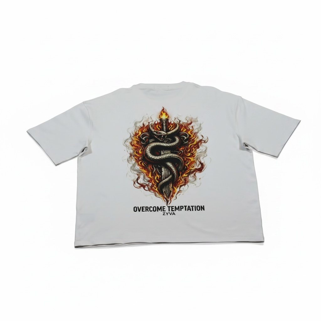 Flame Serpent Oversized T-Shirt