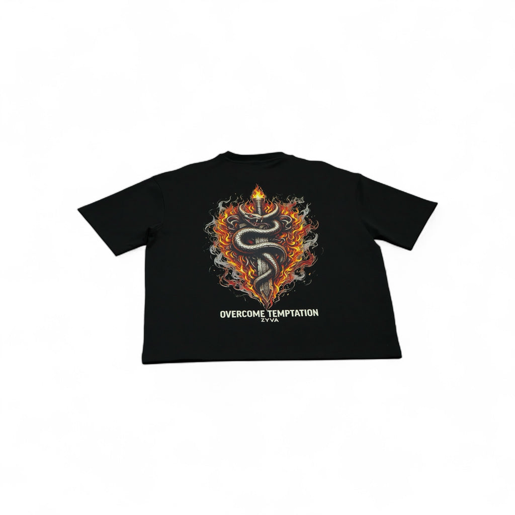 Flame Serpent Oversized T-Shirt